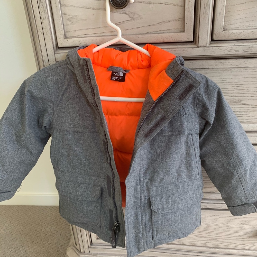 North face 3T down coat